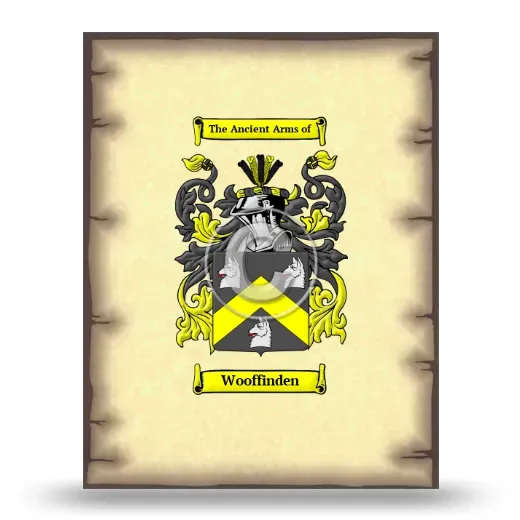 Wooffinden Coat of Arms Print