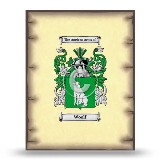 Woolf Coat of Arms Print