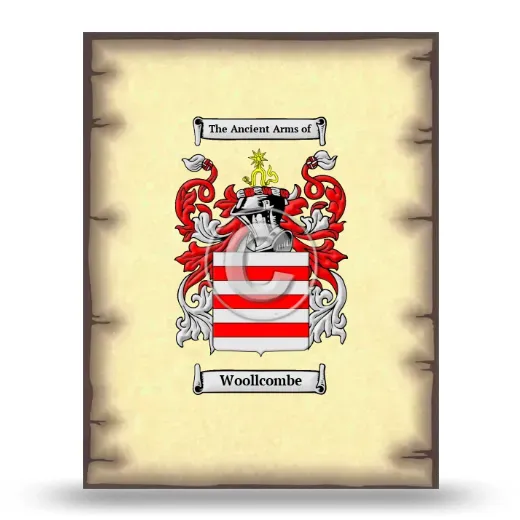 Woollcombe Coat of Arms Print