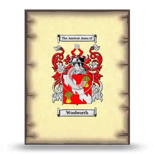 Woolworth Coat of Arms Print