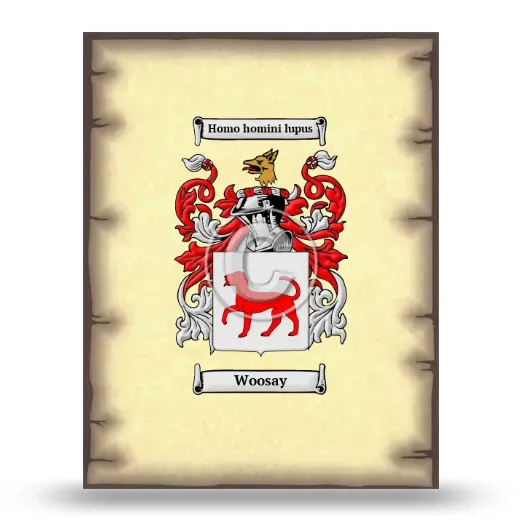Woosay Coat of Arms Print