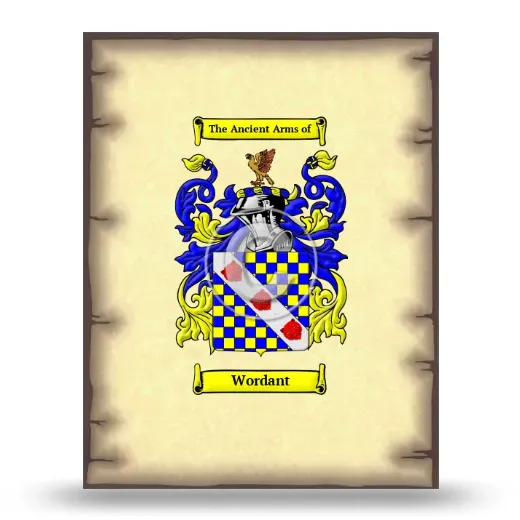 Wordant Coat of Arms Print