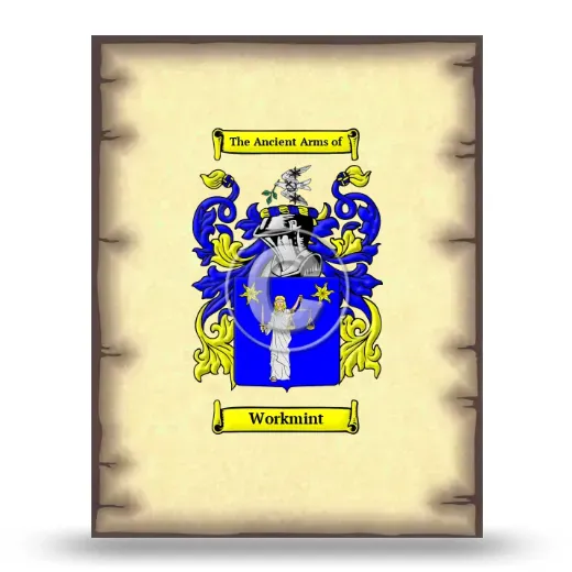 Workmint Coat of Arms Print
