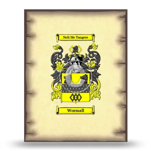 Wormall Coat of Arms Print