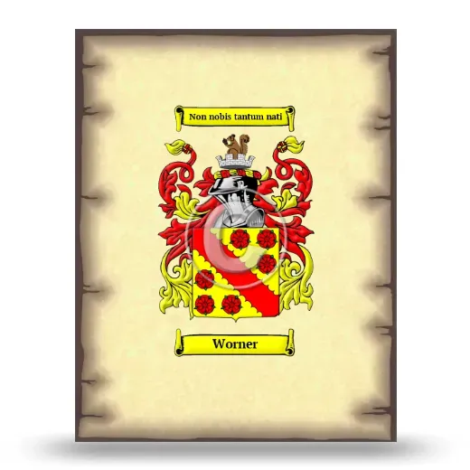 Worner Coat of Arms Print