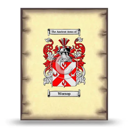 Worsop Coat of Arms Print