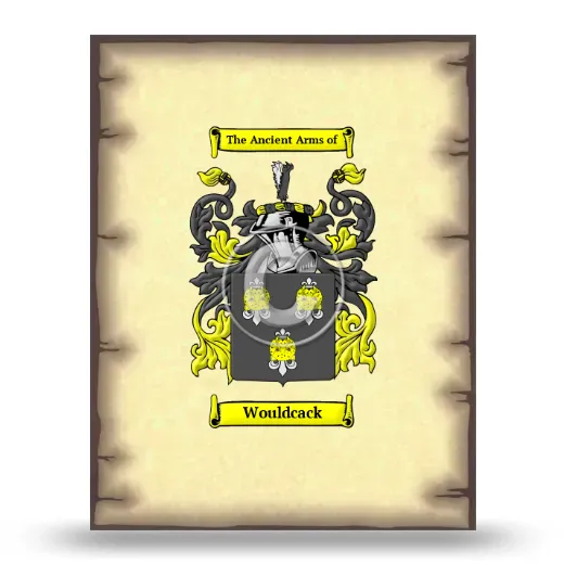 Wouldcack Coat of Arms Print