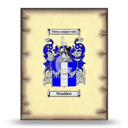 Wouldert Coat of Arms Print