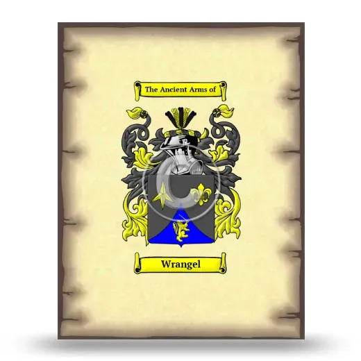 Wrangel Coat of Arms Print