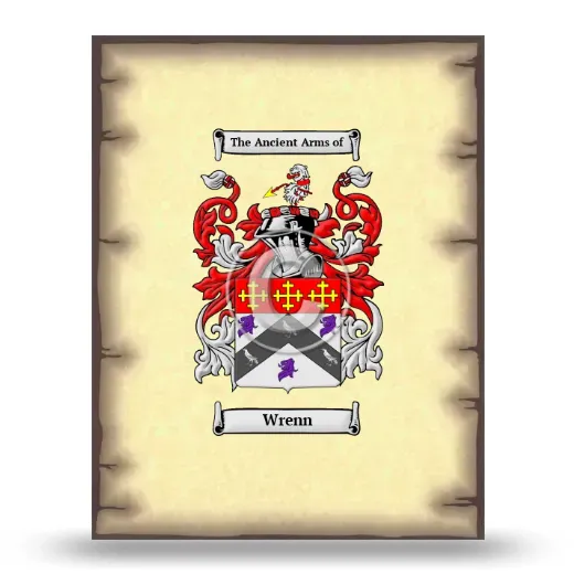 Wrenn Coat of Arms Print