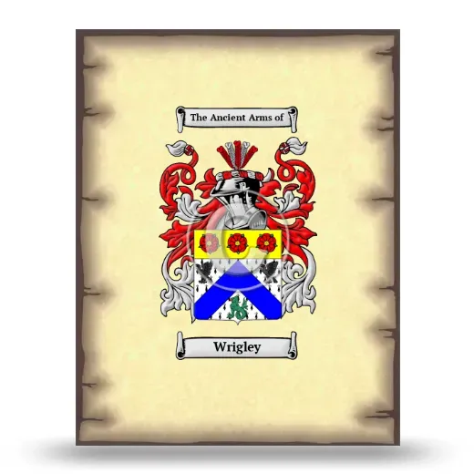 Wrigley Coat of Arms Print