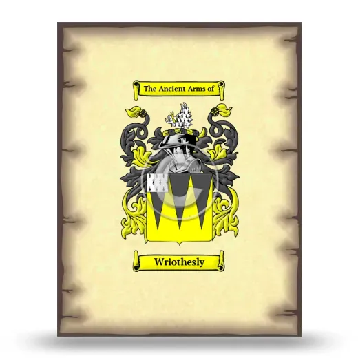 Wriothesly Coat of Arms Print