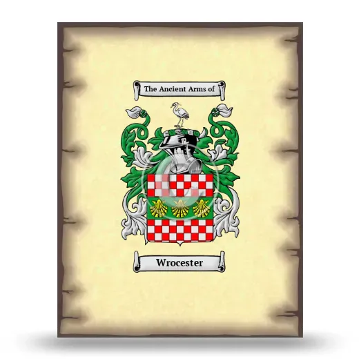 Wrocester Coat of Arms Print