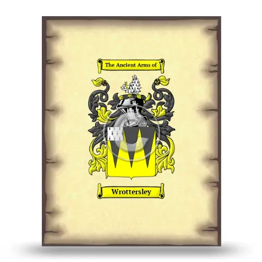 Wrottersley Coat of Arms Print