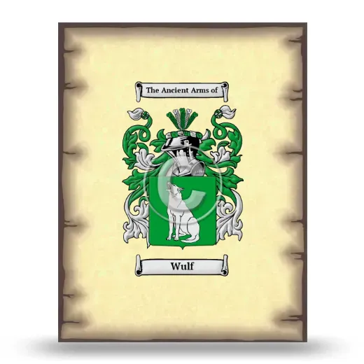 Wulf Coat of Arms Print