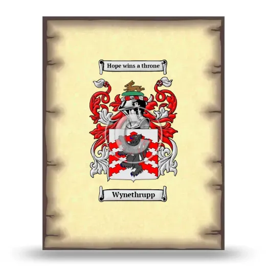 Wynethrupp Coat of Arms Print