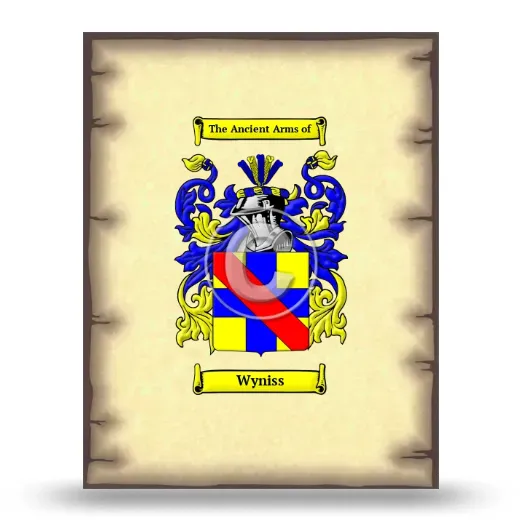 Wyniss Coat of Arms Print
