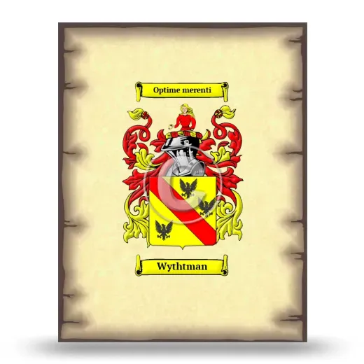 Wythtman Coat of Arms Print