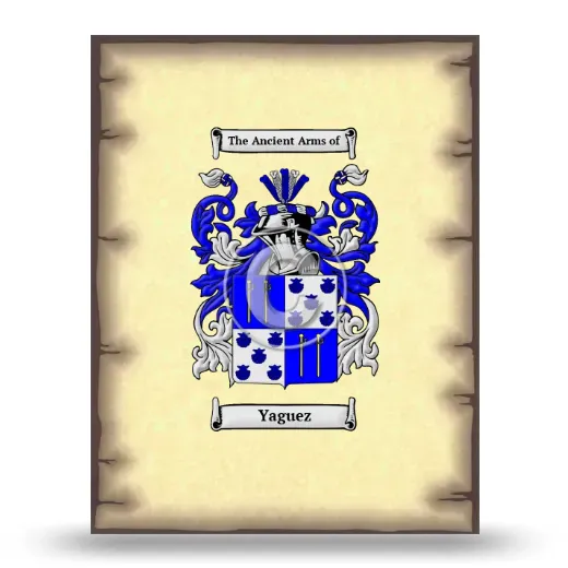 Yaguez Coat of Arms Print