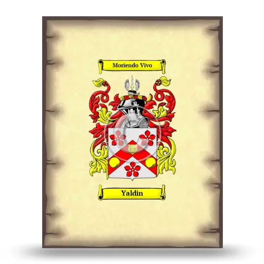 Yaldin Coat of Arms Print