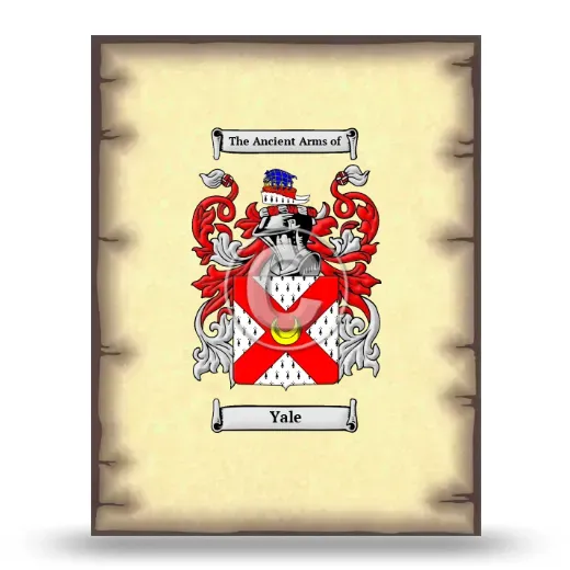Yale Coat of Arms Print
