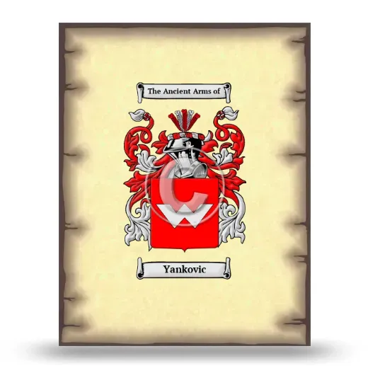 Yankovic Coat of Arms Print