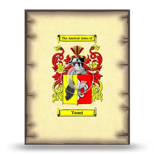 Yanni Coat of Arms Print