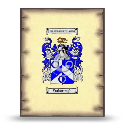 Yarborough Coat of Arms Print