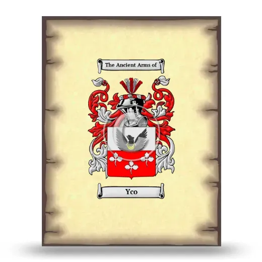 Yco Coat of Arms Print