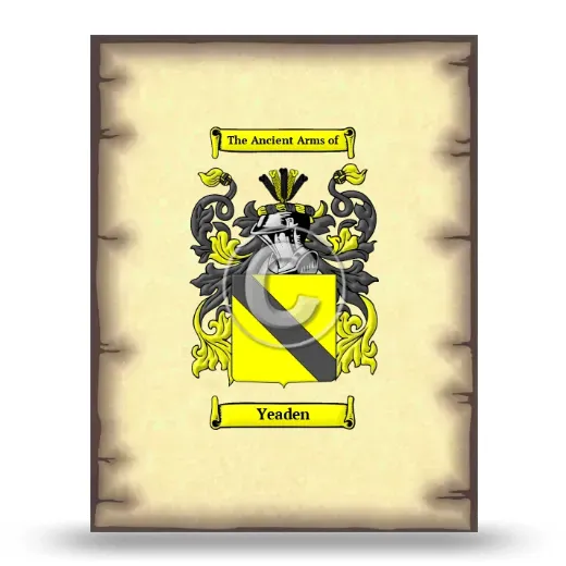Yeaden Coat of Arms Print