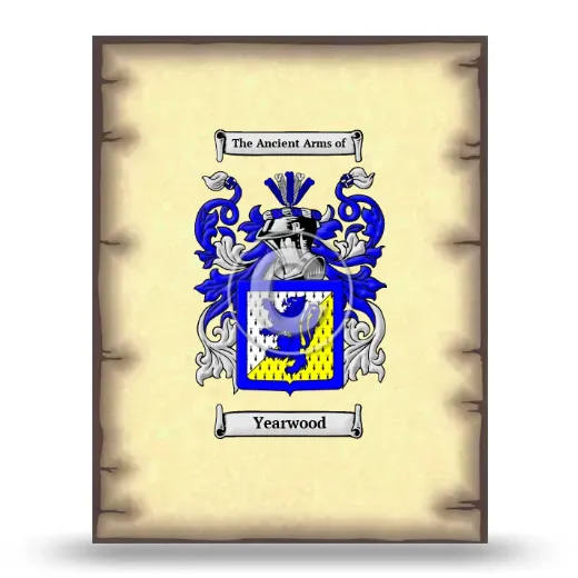 Yearwood Coat of Arms Print