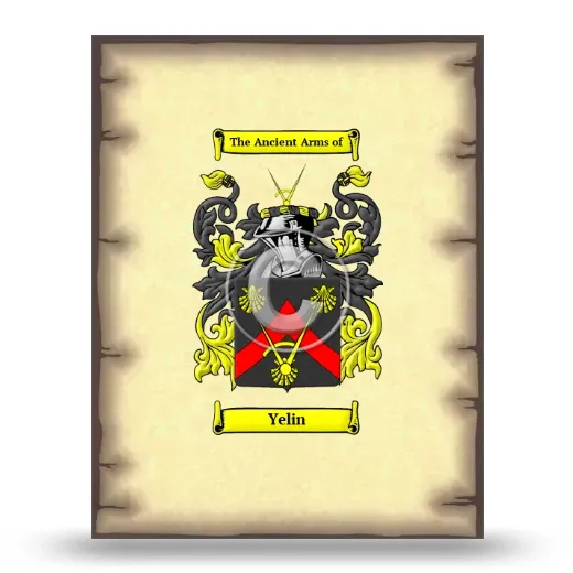 Yelin Coat of Arms Print