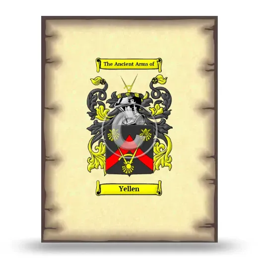 Yellen Coat of Arms Print