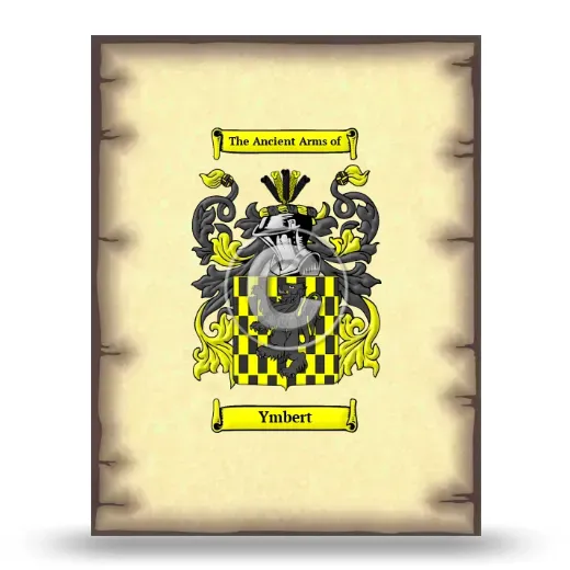 Ymbert Coat of Arms Print
