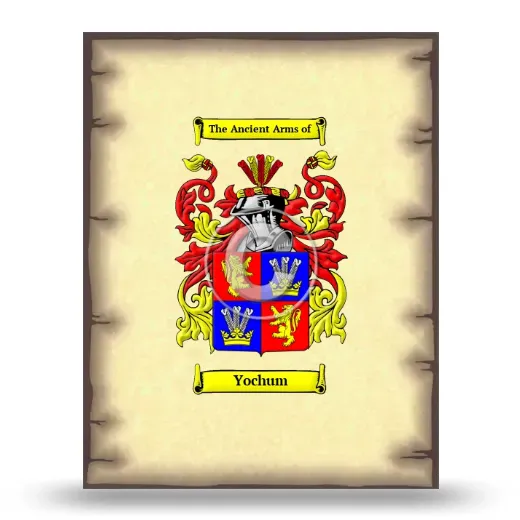 Yochum Coat of Arms Print