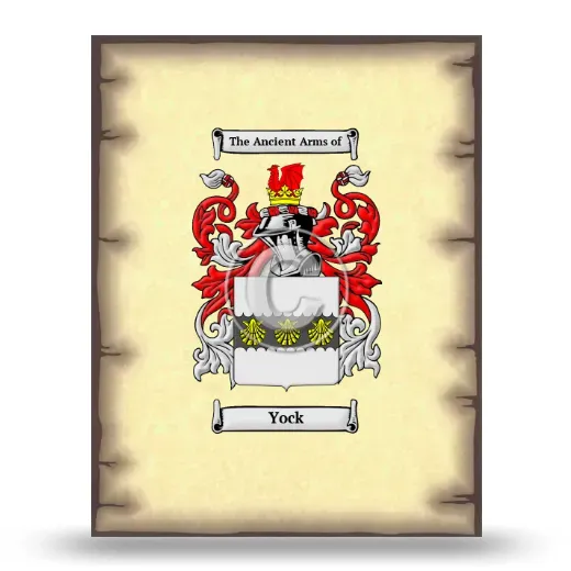 Yock Coat of Arms Print
