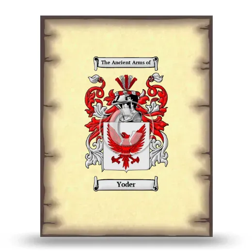 Yoder Coat of Arms Print