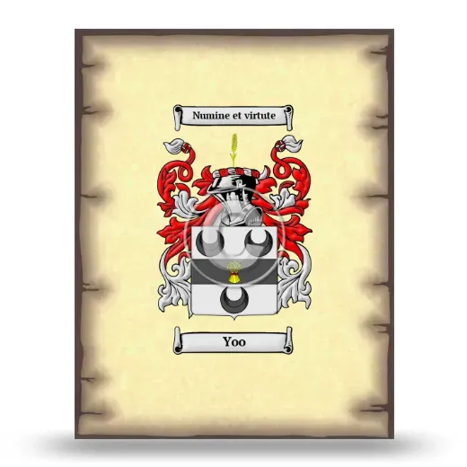Yoo Coat of Arms Print