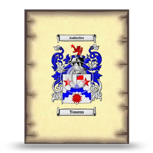 Youens Coat of Arms Print