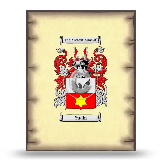 Yudin Coat of Arms Print