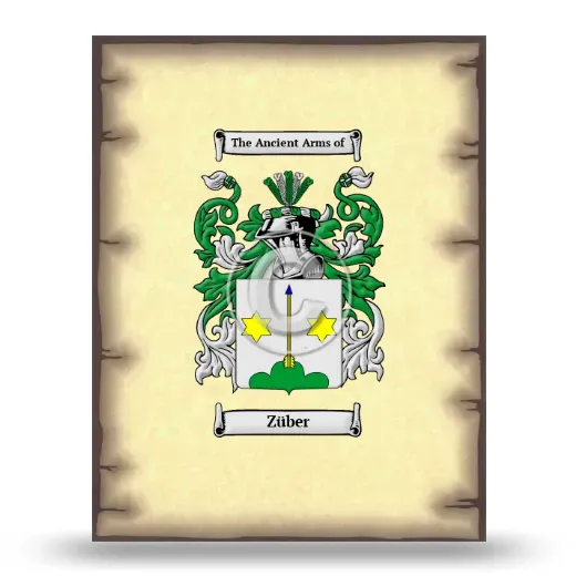 Züber Coat of Arms Print