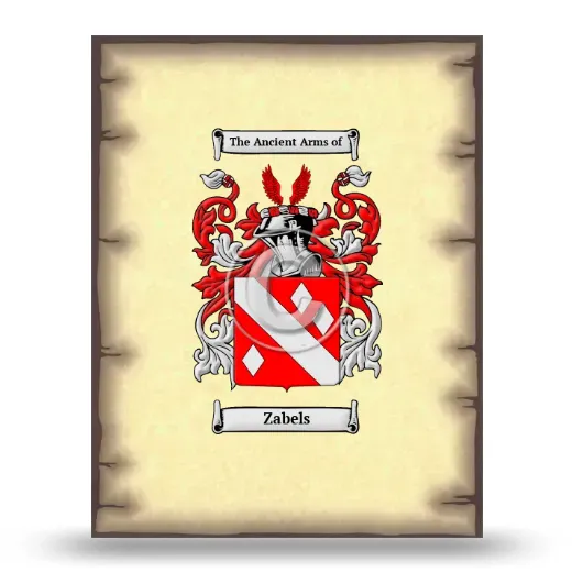Zabels Coat of Arms Print