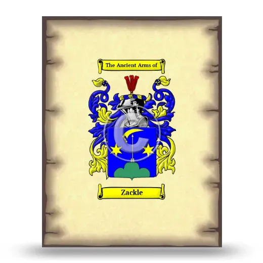 Zackle Coat of Arms Print