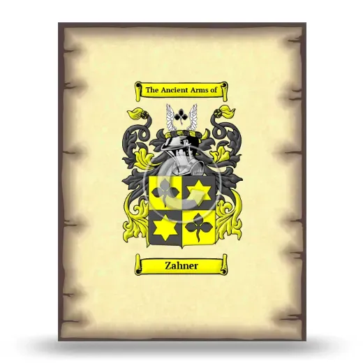 Zahner Coat of Arms Print