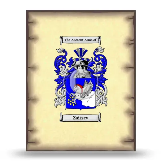 Zaitzev Coat of Arms Print
