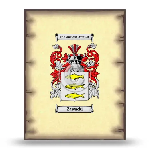 Zawacki Coat of Arms Print
