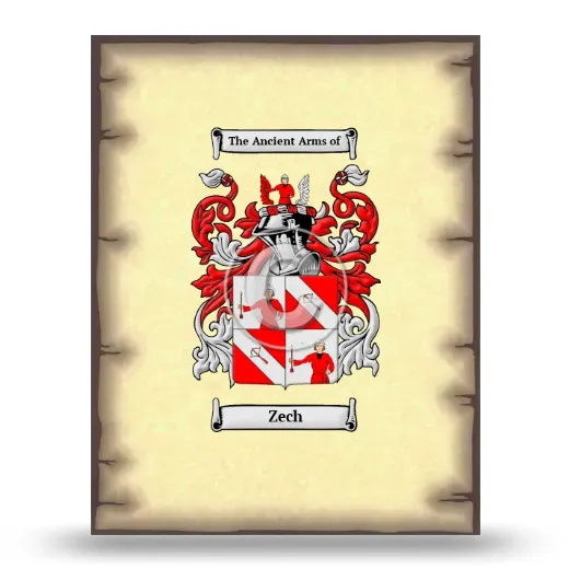 Zech Coat of Arms Print