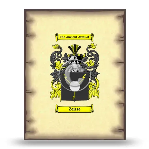 Zeisse Coat of Arms Print