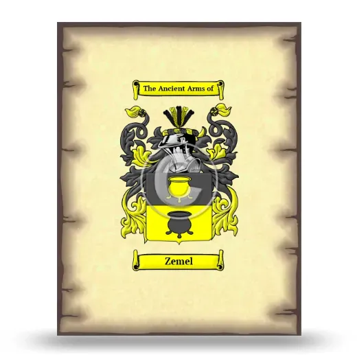 Zemel Coat of Arms Print
