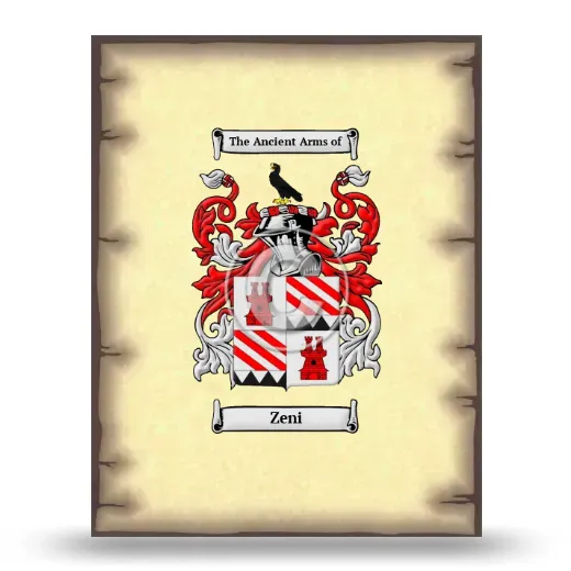 Zeni Coat of Arms Print